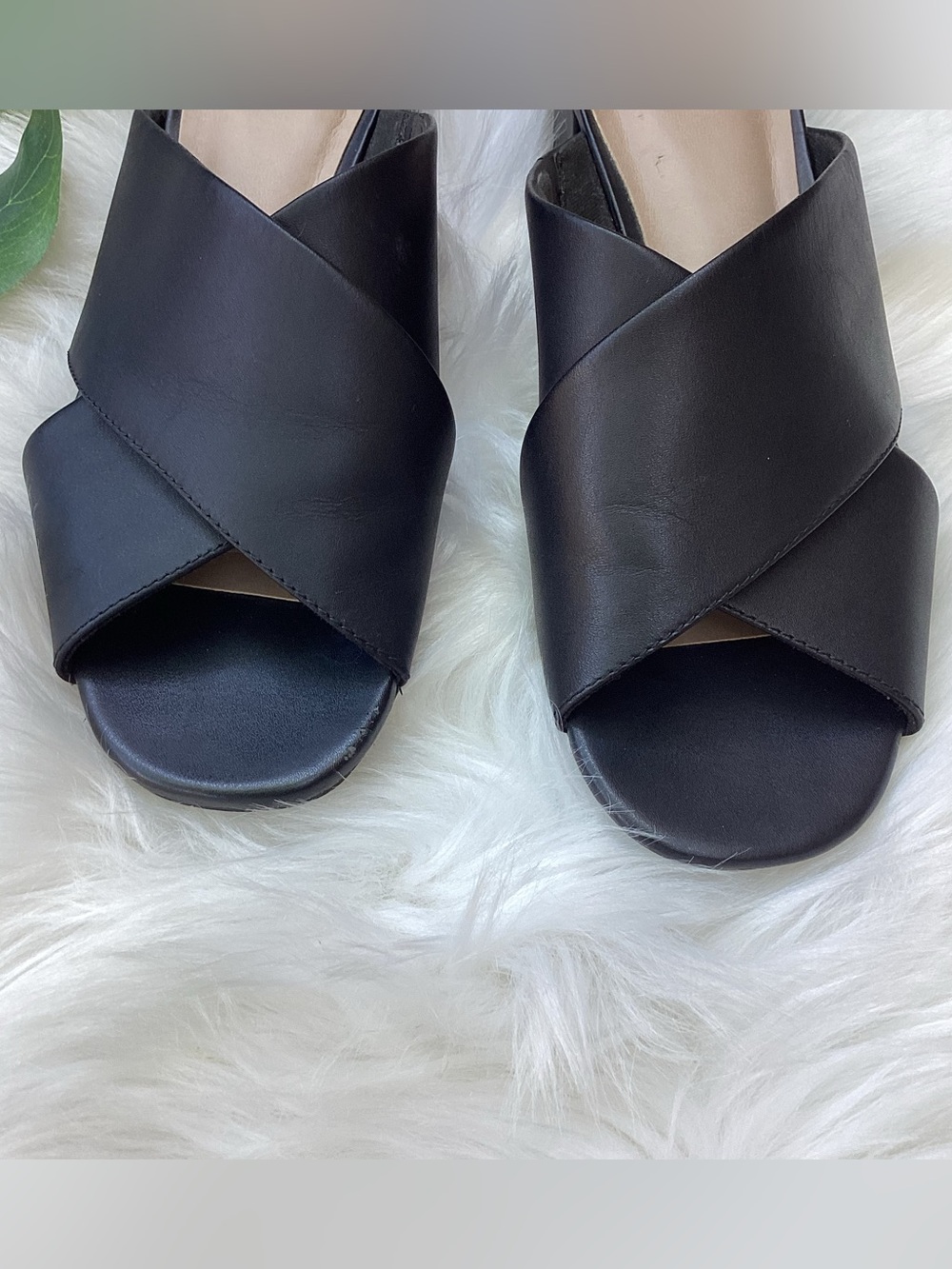 Clarks Elisa Lily Women's Heeled Sandal Black Slides Mules Size 10 - Picture 4 of 9